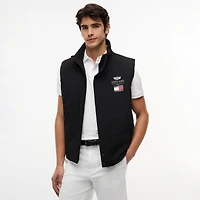 Gilet unisexe Tommy Hilfiger noir Cadillac F1 Team, fermeture éclair intégrale
