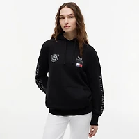 Unisex Tommy Hilfiger Black Cadillac F1 Team Racing Graphic Hoodie