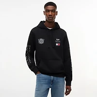 Unisex Tommy Hilfiger Black Cadillac F1 Team Racing Graphic Hoodie