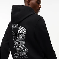 Sweat à capuche unisexe Tommy Hilfiger noir motif Cadillac F1 Team Racing