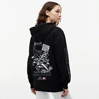 Unisex Tommy Hilfiger Black Cadillac F1 Team Racing Graphic Hoodie