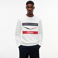 Unisex Tommy Hilfiger White Cadillac F1 Team Chevron Sweatshirt
