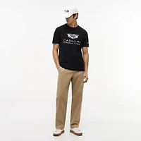 Unisex Tommy Hilfiger x Cadillac F1 Team Black Crest Graphic T-Shirt