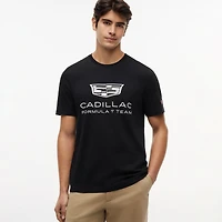 Unisex Tommy Hilfiger x Cadillac F1 Team Black Crest Graphic T-Shirt