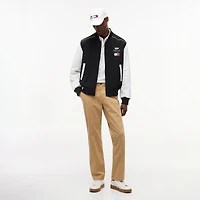 Unisex Tommy Hilfiger x Cadillac F1 Team Black Full-Snap Varsity Bomber Jacket