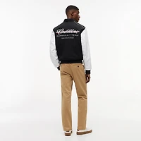 Unisex Tommy Hilfiger x Cadillac F1 Team Black Full-Snap Varsity Bomber Jacket