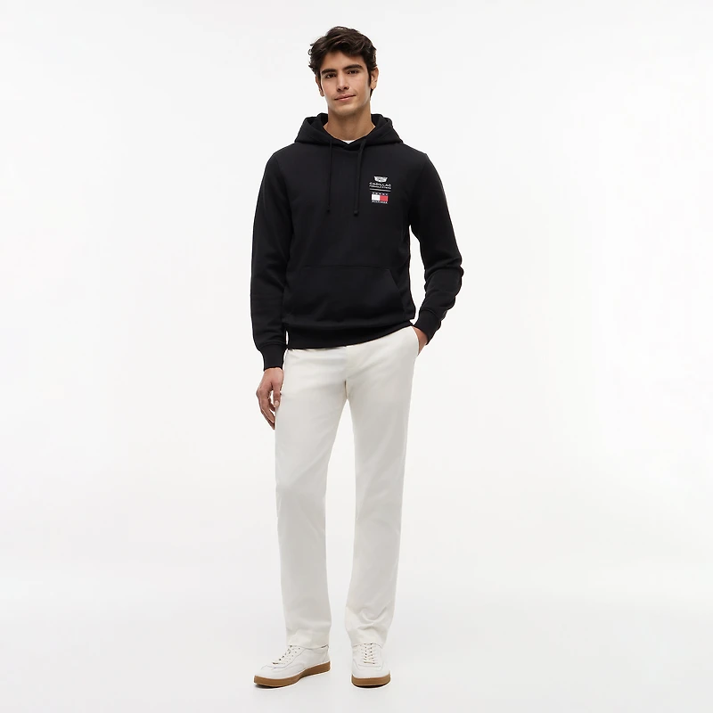 Unisex Tommy Hilfiger x Cadillac F1 Team Black Logo Hoodie
