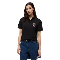 Unisex Tommy Hilfiger x Cadillac F1 Team Black Logo Polo