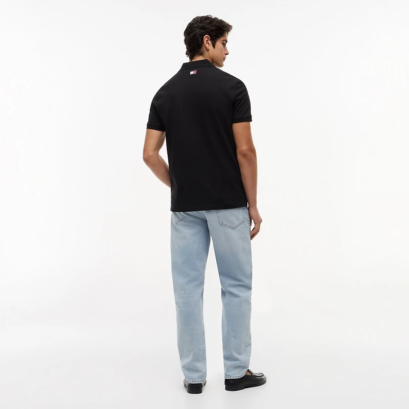 Unisex Tommy Hilfiger x Cadillac F1 Team Black Logo Polo