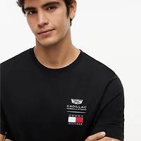 T-shirt unisexe Tommy Hilfiger x Cadillac F1 Team avec logo noir