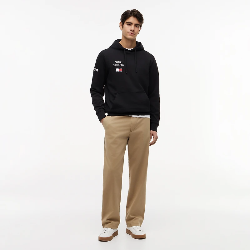 Unisex Tommy Hilfiger x Cadillac F1 Team Black Replica Crew Hoodie