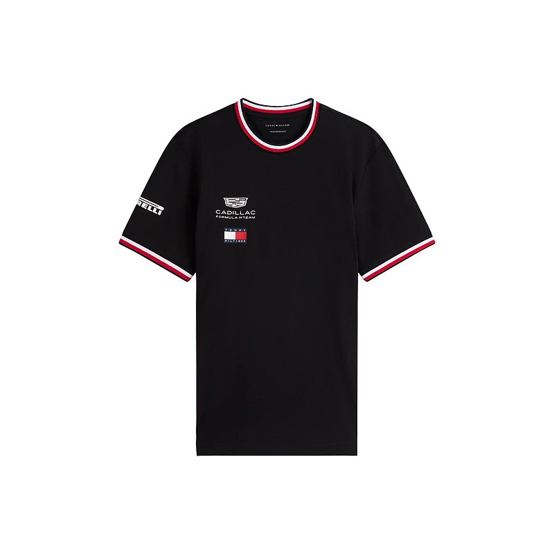 Unisex Tommy Hilfiger x Cadillac F1 Team White Replica Logo T-Shirt