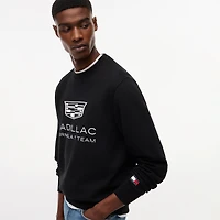 Sweat-shirt unisexe Tommy Hilfiger x Cadillac F1 Team avec logo Black Shield