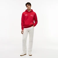 Sweat à capuche unisexe Tommy Hilfiger x Cadillac F1 Team blanc motif vitesse
