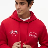 Unisex Tommy Hilfiger x Cadillac F1 Team White Speed Graphic Hoodie