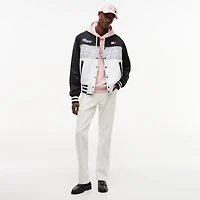 Unisex Tommy Hilfiger x Cadillac F1 Team  White Miami Full-Snap Varsity Bomber Jacket