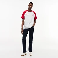 T-shirt unisexe Tommy Hilfiger x Cadillac F1 Team blanc raglan Speed