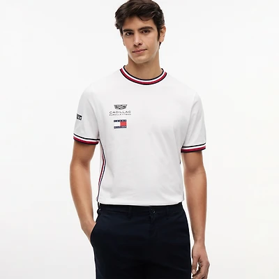 Unisex Tommy Hilfiger x Cadillac F1 Team White Replica Logo T-Shirt