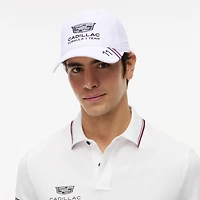 Casquette unisexe Tommy Hilfiger x Cadillac F1 Team blanche Sergio Perez Driver 11 ajustable