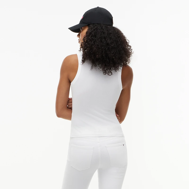 Women's Tommy Hilfiger x Cadillac F1 Team White Logo Tank Top