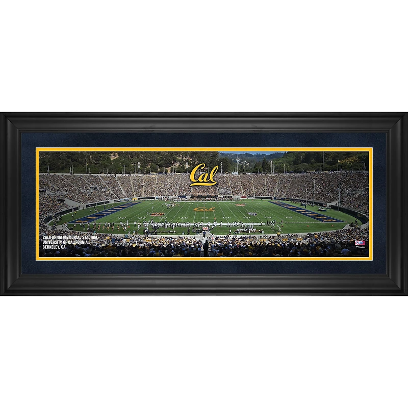 Cal Bears Framed 10" x 30" California Memorial Stadium Panoramic Photograph