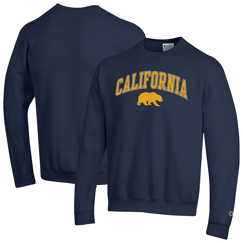 Sweat-shirt à enfiler avec logo Arch Over pour homme, bleu marine, Champion Cal Bears