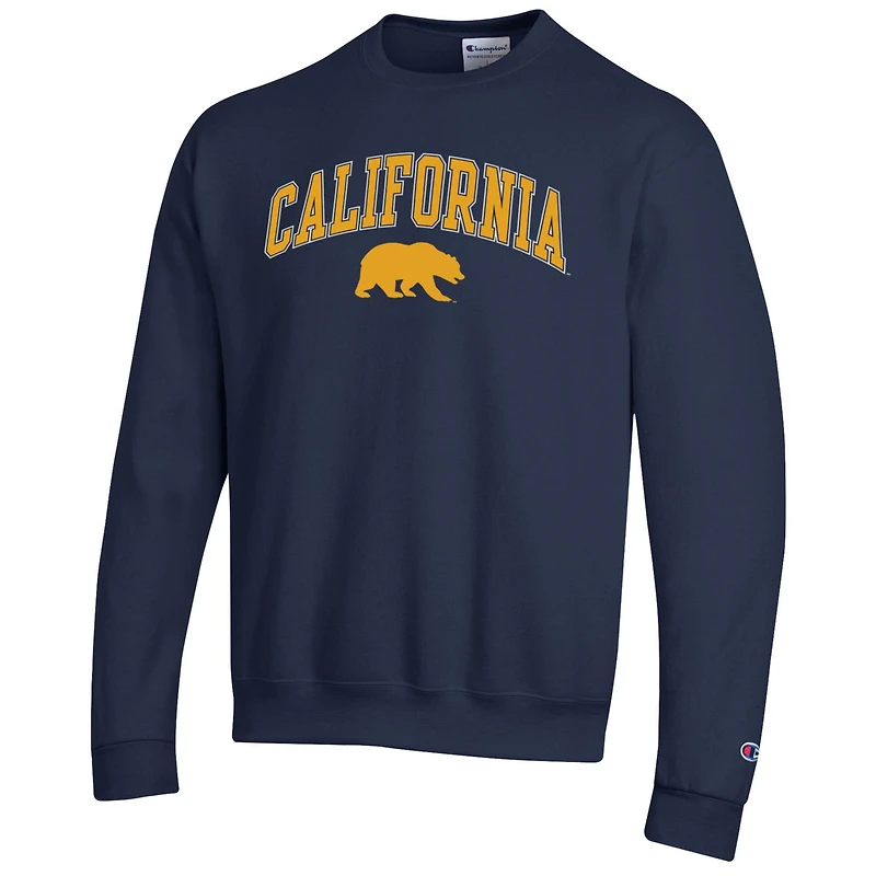 Sweat-shirt à enfiler avec logo Arch Over pour homme, bleu marine, Champion Cal Bears