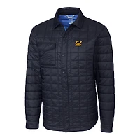 Men's Cutter & Buck  Navy Cal Bears Ranier Eco Insulated PrimaLoft Full-Snap Shacket