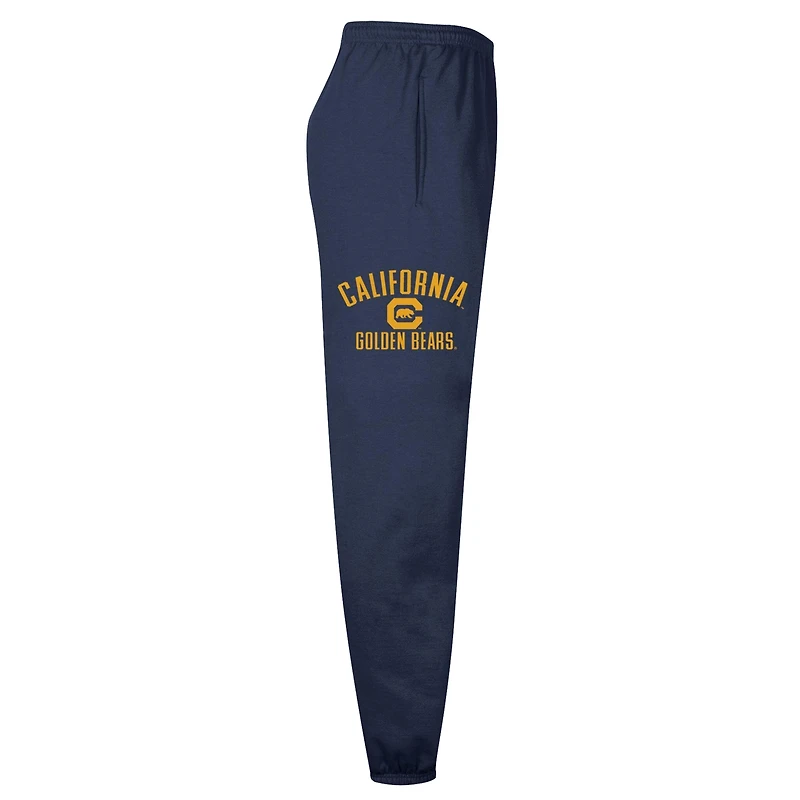 Men's Champion Navy Cal Bears Powerblend Banded Fleece Sweatpants