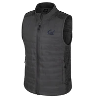 Gilet matelassé entièrement zippé Nightman pour homme, coloris anthracite, Cal Bears