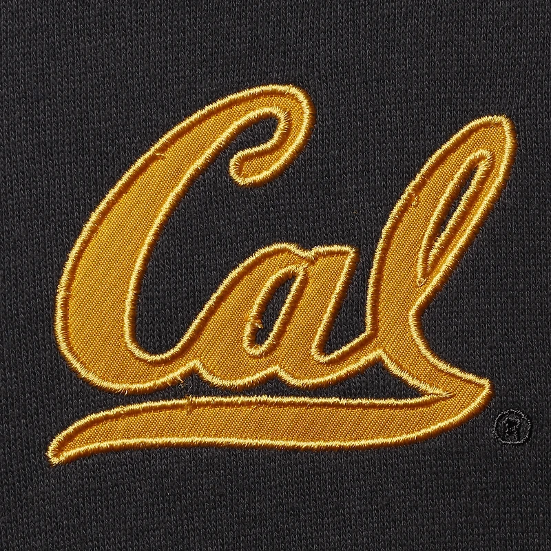 Veste à quart de zip avec logo Colosseum Charcoal Cal Bears Tortugas pour hommes