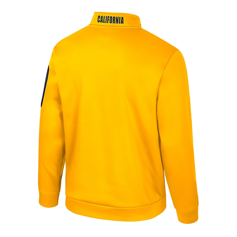Veste polaire à fermeture éclair quart de tour Colosseum Gold Cal Bears pour homme