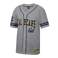 Maillot de baseball Free Spirited pour homme Colosseum Grey Cal Bears