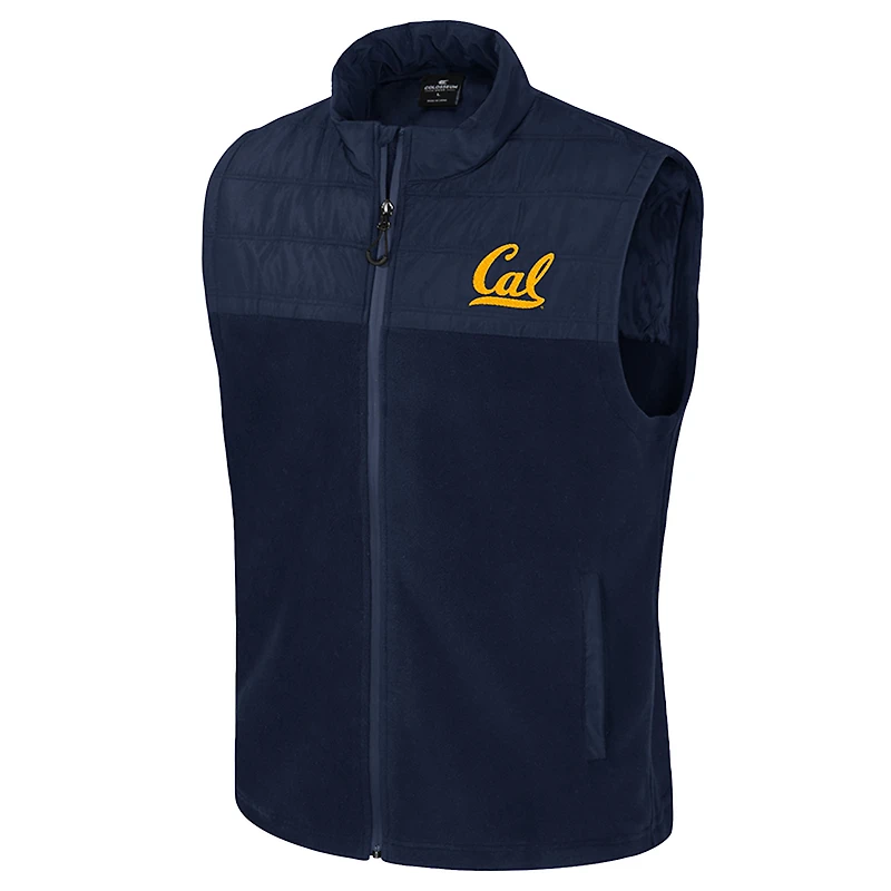 Gilet zippé bleu marine Colosseum Cal Bears Block The Sun pour homme