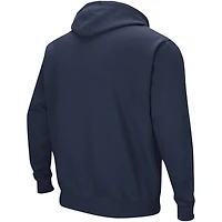Men's Colosseum Navy Cal Bears Double Arch Pullover Hoodie