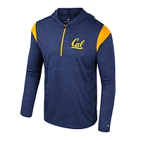 Coupe-vent à demi-zip Colosseum Navy Cal Bears Dozer pour homme