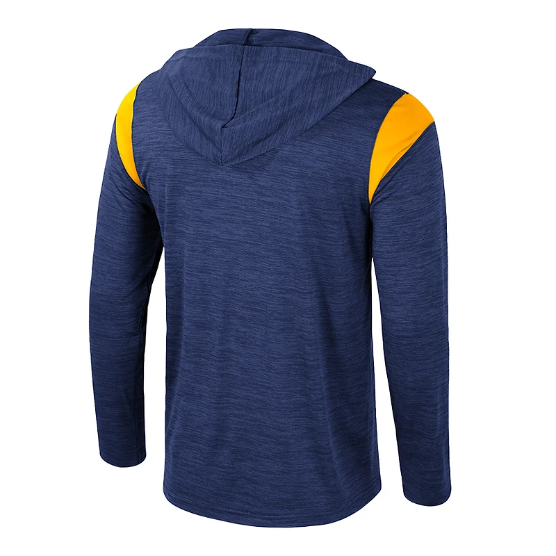 Coupe-vent à demi-zip Colosseum Navy Cal Bears Dozer pour homme