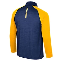Haut à quart de zip Colosseum Navy Cal Bears Langmore Raglan pour hommes