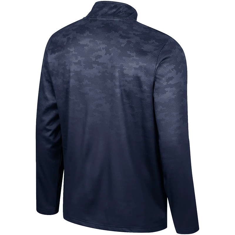 Men's Colosseum  Navy Cal Bears The Machine Half-Zip Jacket