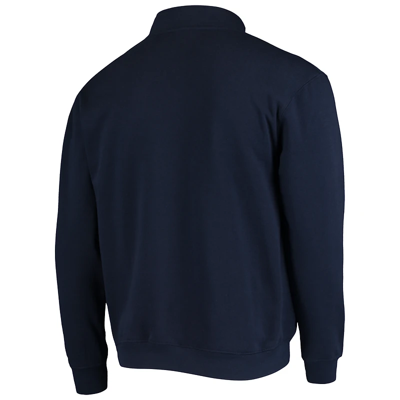 Men's Colosseum Navy Cal Bears Tortugas Logo Quarter-Zip Jacket