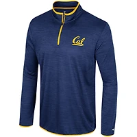 Coupe-vent Colosseum Navy Cal Bears Wright à quart de zip pour hommes