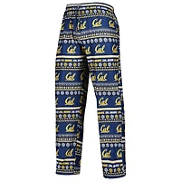 Men's Concepts Sport Navy Cal Bears Swivel Long Sleeve Top & Pants Sleep Set