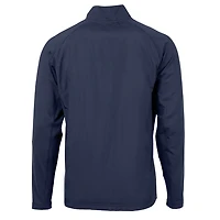 Men's Cutter & Buck Navy Cal Bears Big Tall Adapt Eco Knit Hybrid Recycled Full-Zip Jacket