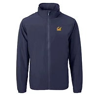 Veste zippée intégrale en tricot recyclé pour homme, bleu marine, Cutter & Buck, Cal Bears, grande taille