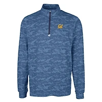Pull-over extensible à imprimé camouflage Traverse pour homme, bleu marine, Cal Bears, coupe Cutter & Buck, grandes tailles