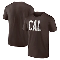 T-shirt Fanatics marron Cal Bears Express pour homme
