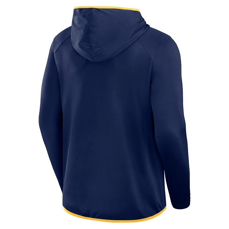 T-shirt à capuche de transition pour homme Fanatics bleu marine/doré Cal Bears