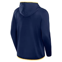 T-shirt à capuche de transition pour homme Fanatics bleu marine/doré Cal Bears
