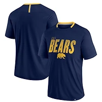 T-shirt Fanatics pour homme, bleu marine, Cal Bears Defender Fade Slant