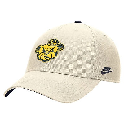 Men's Nike Natural Cal Bears Vintage Rise Dri-FIT Adjustable Hat